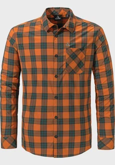 Schöffel Hemd Sobra Orange/Braun