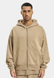 DEF Hoodie Zip Hoody Beige/Khaki/Braun