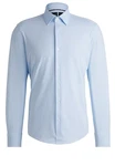 BOSS Businesshemd P-JOE-Kent Hellblau/Blau