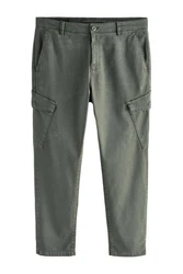 Next Cargohose Dunkelgrün/Khaki/Grün