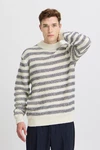 Casual Friday Strickpullover Karl hellbeige/schwarz
