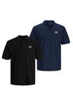 Jack & Jones Poloshirt RISE INFINITY POLO MULTIPACK Dunkelblau/Blau