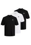 Jack & Jones Poloshirt RISE INFINITY POLO MULTIPACK Weiß/Schwarz/Rot/Blau/Rosa