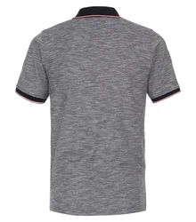 CASA DOMA T-Shirt Polo-Shirt Hellgrau/Grau/Dunkelgrau