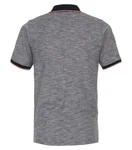 CASA DOMA T-Shirt Polo-Shirt Hellgrau/Grau/Dunkelgrau