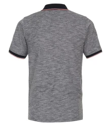 CASA DOMA T-Shirt Polo-Shirt Hellgrau/Grau/Dunkelgrau