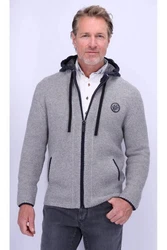 Spieth & Wensky Trachtenstrickjacke ECHO Grau/Dunkelgrün/Grün