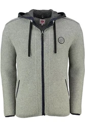 Spieth & Wensky Trachtenstrickjacke ECHO Grau/Dunkelgrün/Grün
