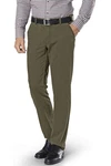 Club of Comfort Stoffhose Garvey Flat-Front Khaki