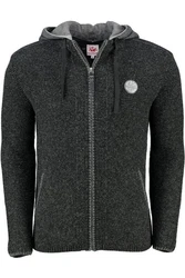Spieth & Wensky Trachtenstrickjacke Dunkelgrau/Grau/Schwarz