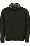 Carraig Donn Strickpullover Dunkelgrün