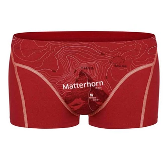 EIN SCHNER FLECK ERDE Boxer Herren Dunkelrot/Rot/Bordeaux