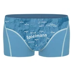 EIN SCHNER FLECK ERDE Boxer Herren Hellblau