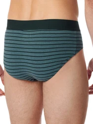 Schiesser Slip 95/5 Organic Cotton (3-St) Dunkelgrün/Grün