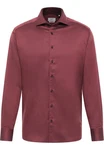 Eterna Langarmhemd MODERN FIT EASY IRON Dunkelrot/Bordeaux/Rot/Braun