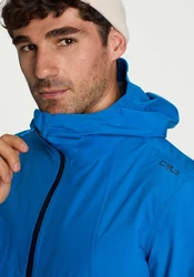 CMP Funktionsjacke MAN JACKET FIX HOOD Blau/Hellblau