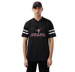New Era T-Shirt NFL Tampa Bay Buccaneers Script Mesh Rot/Schwarz/Dunkelrot