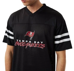 New Era T-Shirt NFL Tampa Bay Buccaneers Script Mesh Rot/Schwarz/Dunkelrot
