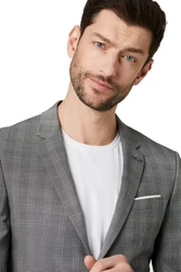 Digel Anzugsakko Nate Grau/Hellgrau