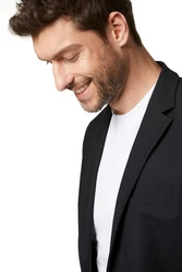 Digel Anzugsakko Benno-ST Touching Buttons Dunkelblau/Schwarz/Hellblau/Blau