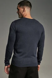 Next V-Ausschnitt Pullover (2-tlg) Dunkelblau/Grau/Dunkelgrau