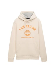 TOM TAILOR Sweatshirt Orange/Khaki/Beige