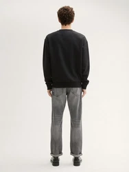 TOM TAILOR Denim Straight Jeans Aedan Hellgrau/Dunkelgrau/Grau/Rosa