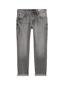 TOM TAILOR Denim Straight Jeans Aedan Hellgrau/Dunkelgrau/Grau/Rosa