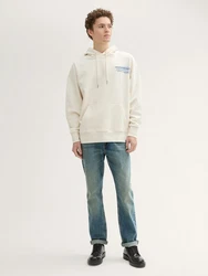 TOM TAILOR Denim Straight Jeans Aedan Blau/Hellblau