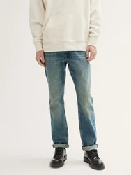 TOM TAILOR Denim Straight Jeans Aedan Blau/Hellblau
