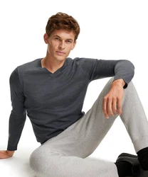 FALKE Strickpullover Grau/Hellgrau/Dunkelgrau/Grün