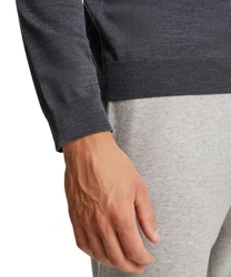 FALKE Strickpullover Grau/Hellgrau/Dunkelgrau/Grün