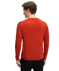 FALKE Strickpullover Rot/Braun/Dunkelrot