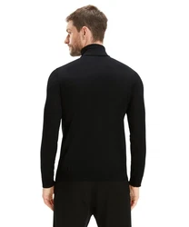 FALKE Strickpullover Schwarz/Dunkelblau