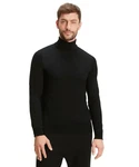 FALKE Strickpullover Schwarz/Dunkelblau