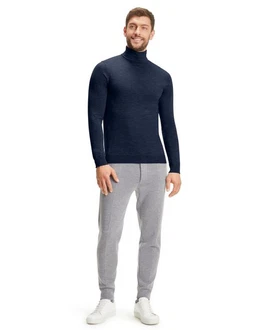 FALKE Strickpullover Dunkelblau/Hellblau/Grau/Schwarz