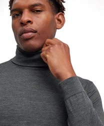 FALKE Strickpullover Dunkelgrau/Grau/Hellgrau/Schwarz