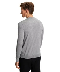 FALKE Strickpullover Grau/Dunkelgrau/Hellgrau/Schwarz
