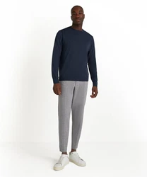FALKE Strickpullover Dunkelblau/Rot/Blau