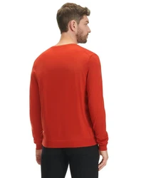FALKE Strickpullover Orange/Rot
