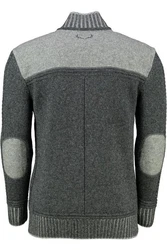 Spieth & Wensky Trachtenstrickjacke Dunkelgrau/Grau/Hellgrau