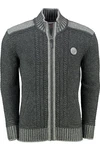 Spieth & Wensky Trachtenstrickjacke Dunkelgrau/Grau/Hellgrau