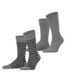 Socken Fine Stripe 2-Pack (2-Paar) aus Biobaumwolle