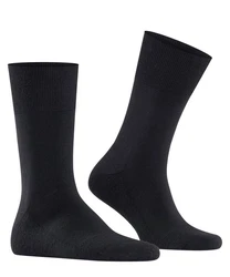 FALKE Socken Airport Plus mit Sohlenpolsterung Schwarz