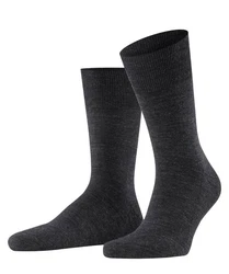 FALKE Socken Airport Plus mit Sohlenpolsterung Dunkelgrau/Schwarz/Grau