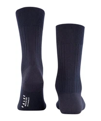 FALKE Socken Bristol Pure Dunkelblau/Lila