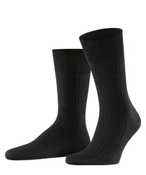 FALKE Socken Bristol Pure Schwarz
