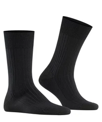 FALKE Socken Bristol Pure Schwarz