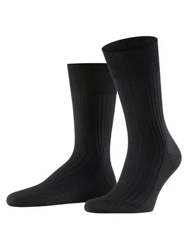 FALKE Socken Bristol Pure Schwarz