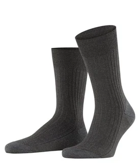 FALKE Socken Bristol Pure Dunkelgrau/Grau/Schwarz FALKE Socken Bristol Pure Dunkelgrau/Grau/Schwarz